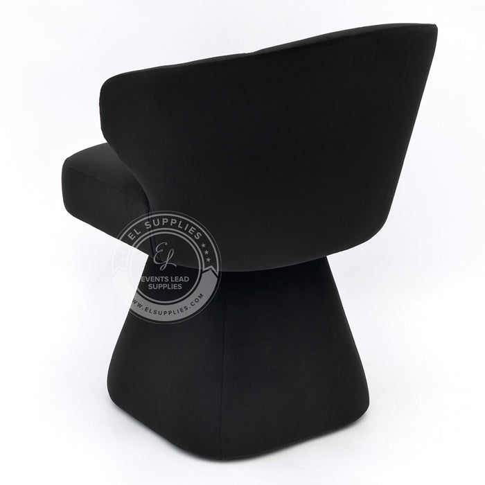 LARACHE Black Accent Chair