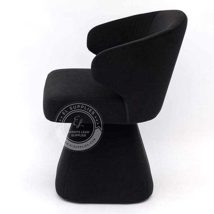 LARACHE Black Accent Chair