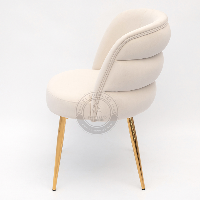NADOR White Accent Chair