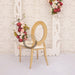 white dining chair with gold legs 