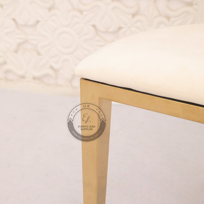 gold frame dining chair 