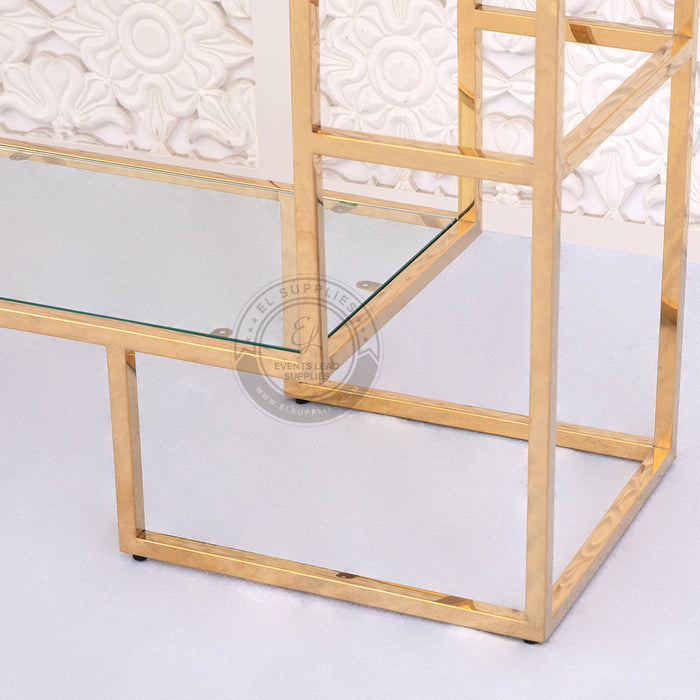 AUGUSTA Bar Rack Shelf Gold