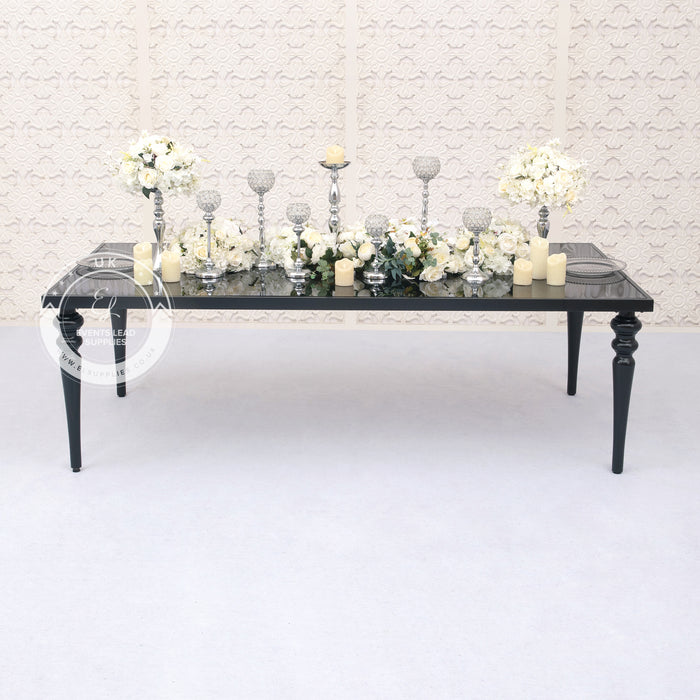KAIROS Dining Table Black Frame with Black Top
