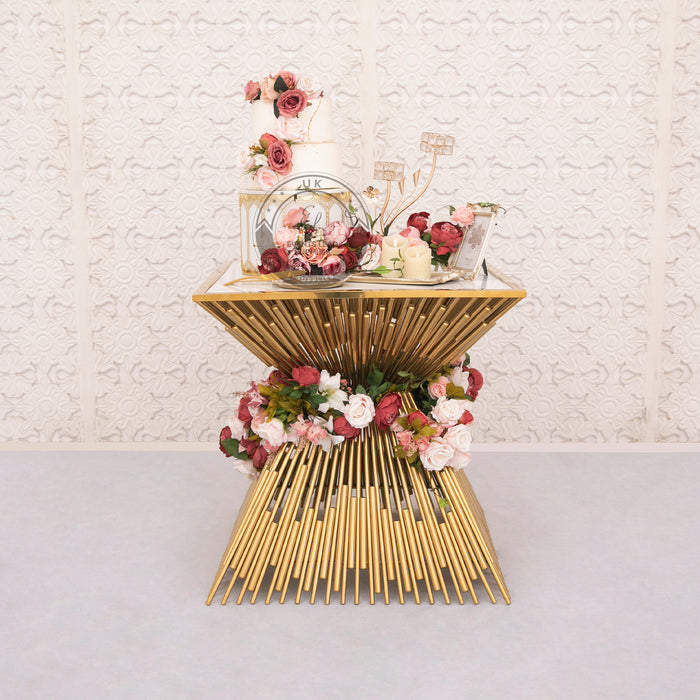 wedding cake table decorations 