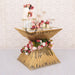 cake table decor, amvrosia cake table in gold with white top